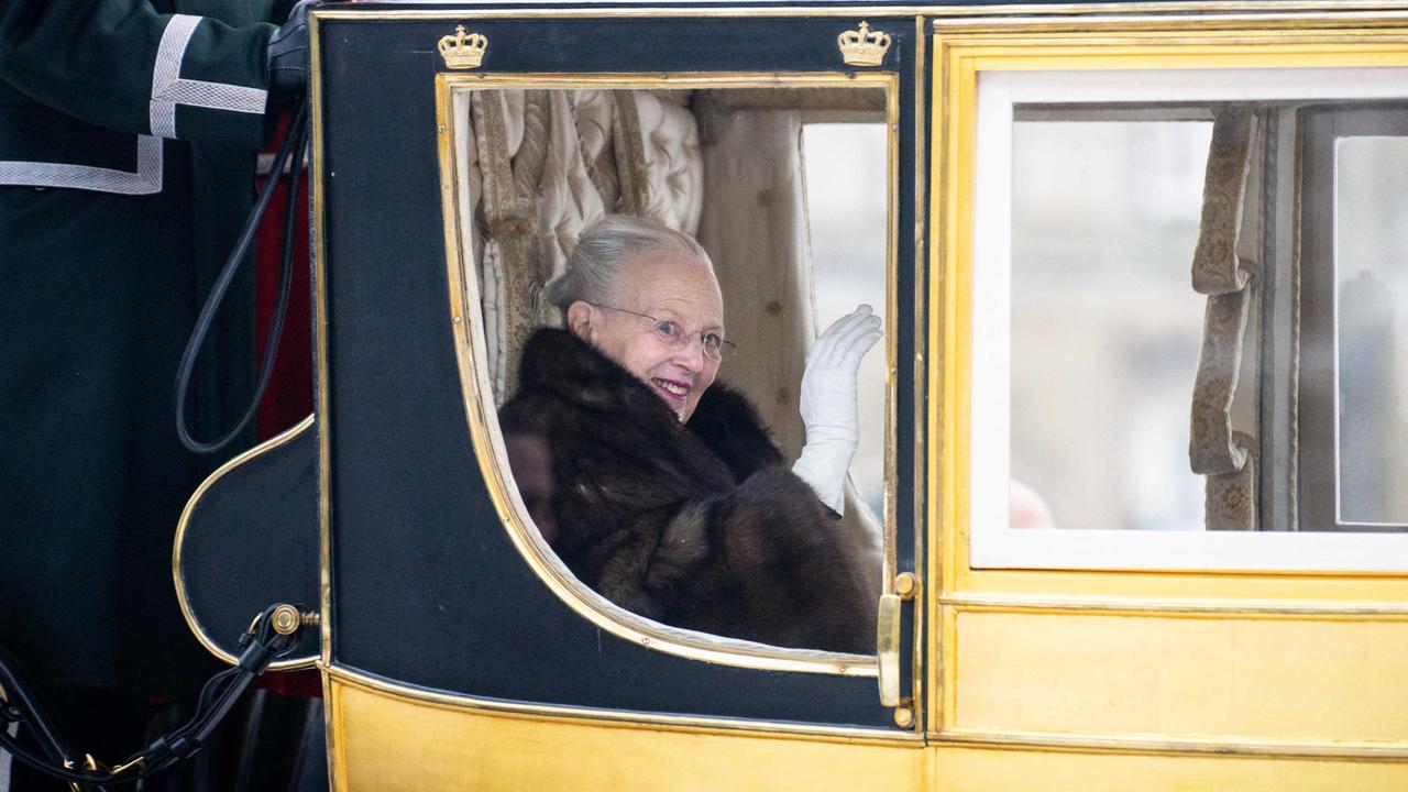 Thousands of Danes braved the cold to bid farewell to their queen. Picture: Emil Nicolai Helms / Ritzau Scanpix / AFP