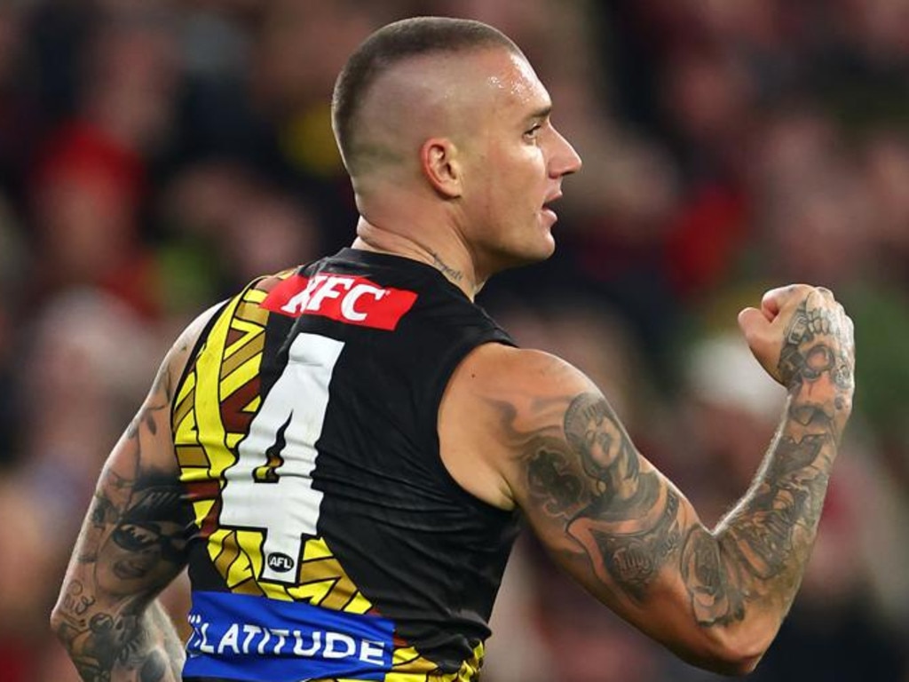 Dustin Martin has been keeping out of the spotlight since his AFL retirement. Picture: Quinn Rooney/Getty Images