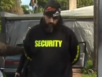 Arrest photos of Jeremy Pope being lead from his Seacombe Gardens home. Picture: Channel Seven