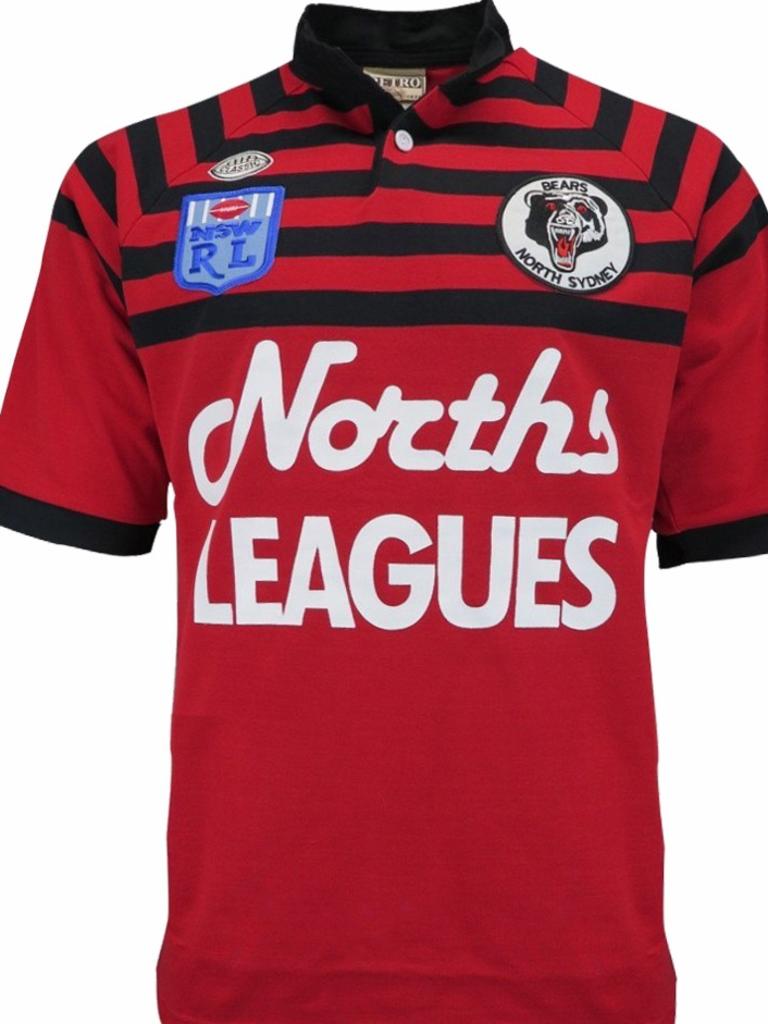 North Sydney Bears 1991 Retro Jersey