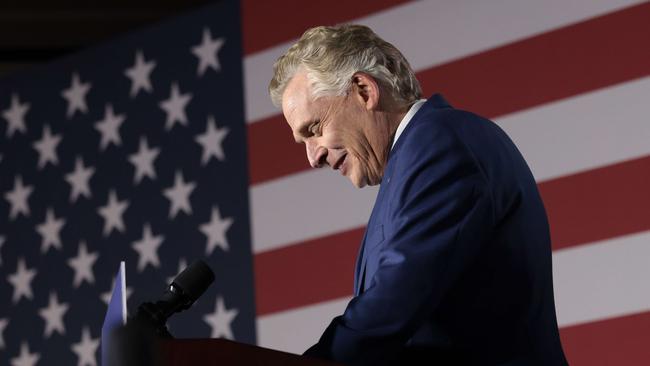 Terry McAuliffe tastes defeat in McLean. Picture: AFP