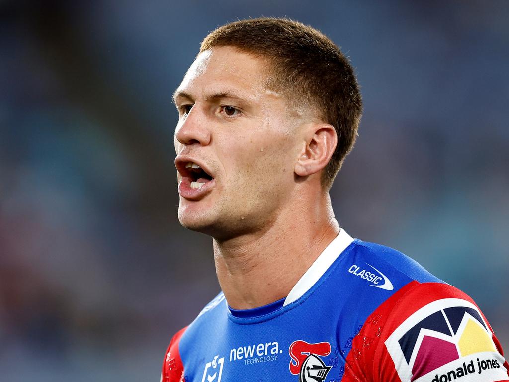 Kalyn Ponga only made nine runs against the Bulldogs. Picture: Brendon Thorne/Getty Images