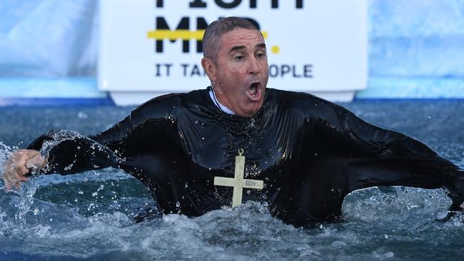 Chris Fagan took part in the Big Freeze in 2018 and has always had a special bond with Neale Daniher. Picture: AAP Images