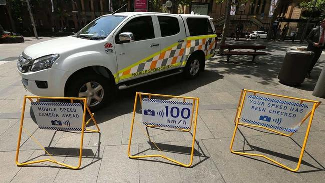 Speeding fines have increased since warning signs which make drivers aware that they are approaching a camera were removed. Picture: Supplied