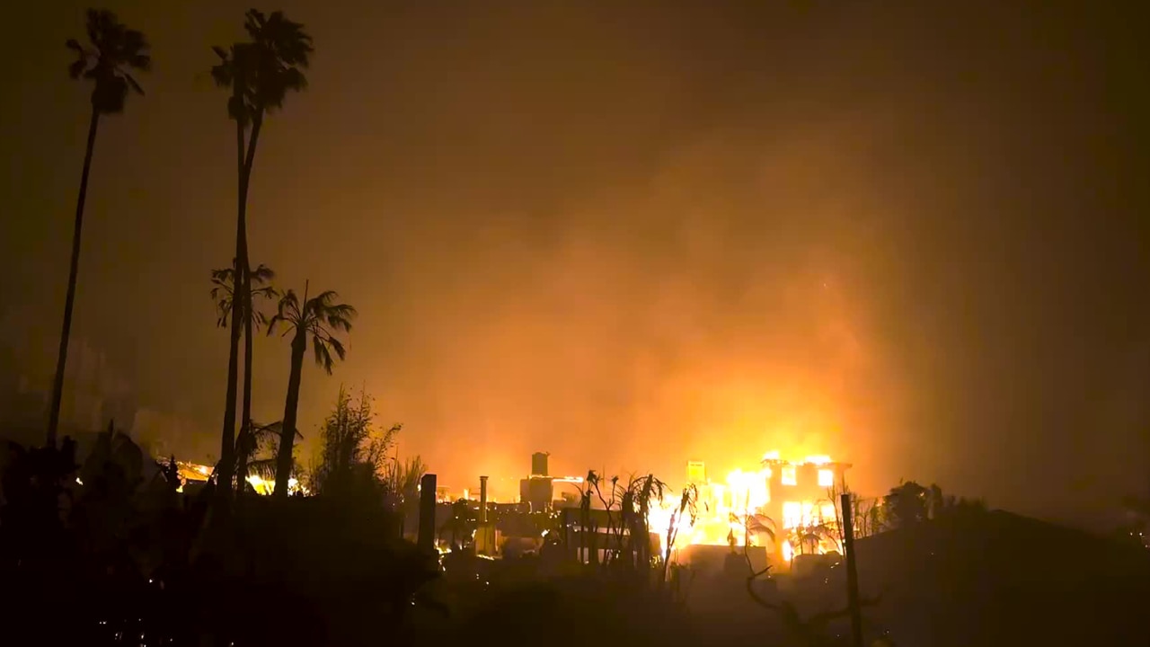 Paris Hilton 'heartbroken' after watching Malibu home burn down on live TV