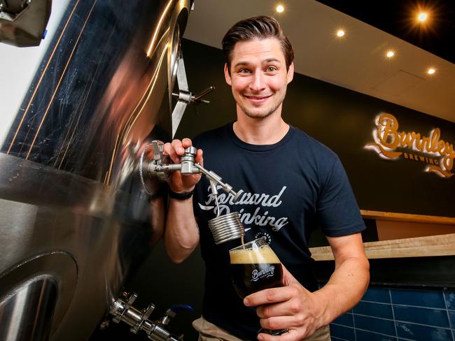 Burnley Brewing head brewer Michael Stanzel. Picture: Nicole Cleary