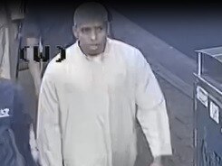 Police investigating reports of a stabbing in Liverpool have released images of five men who may be able to assist with inquiries. Picture: NSW Police.