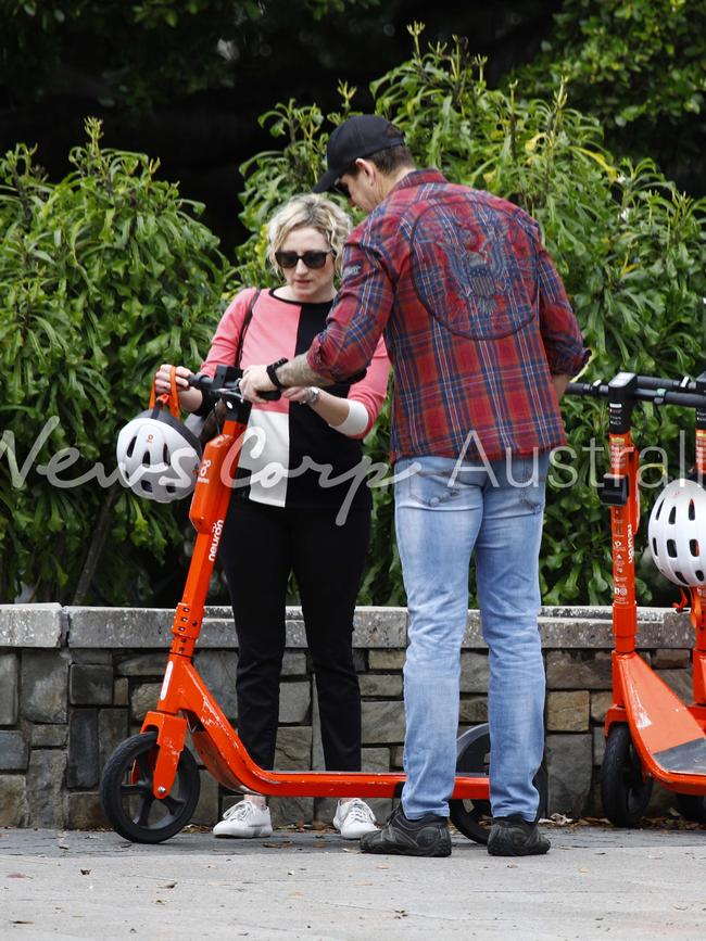 Monica Allen has been visiting Ben Roberts-Smith in his new apartment in Brisbane. Picture: WP Media