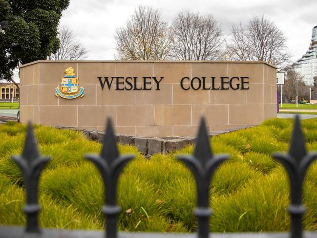 Wesley College, St Kilda Road Melbourne campus. Picture: Mark Stewart