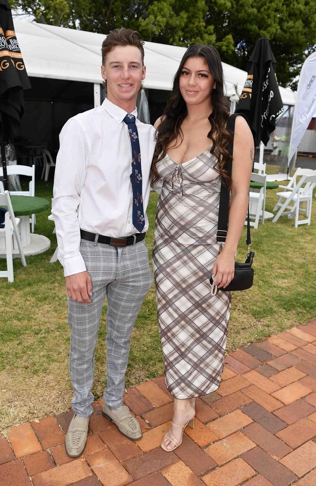 Josh Lee and Kylie Janes at Weetwood race day, Clifford Park. Picture: Patrick Woods.