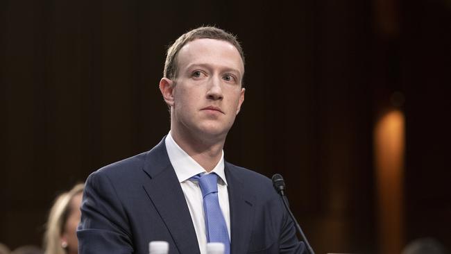 Facebook chief Mark Zuckerberg has criticised Apple’s new ad-targeting rules. Picture: Mega Agency