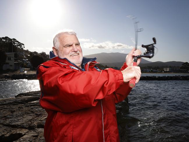 Fisherman Kerry Bradley wants better markers to clearly show no-fishing zones. Picture: Zak Simmonds