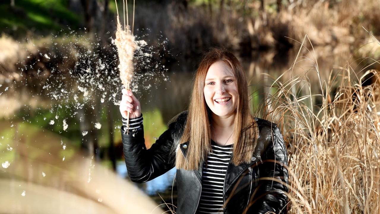 PhD candidate Caitlin Selway’s research showed exposure to urban green spaces increased the diversity of microbes on the human body. Picture: Tait Schmaal