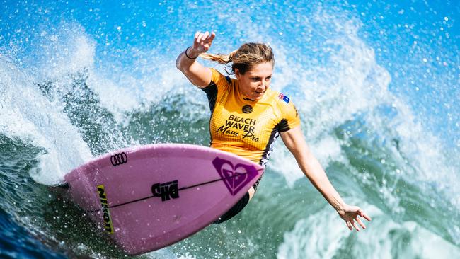 Gilmore takes out heat three of Round 1 at Maui Pro. Picture: WSL/Sloane