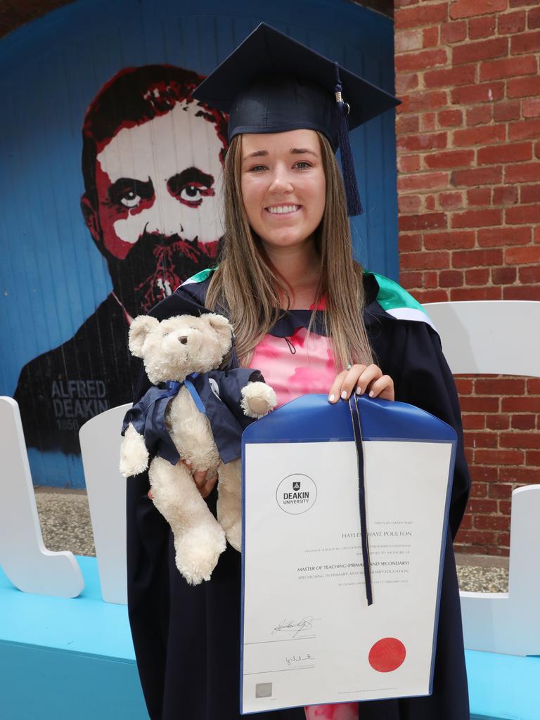 Graduate Hayley Poulton. Picture: Mark Wilson