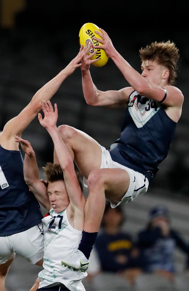 Max Gruzewski is out of the Caulfield system. Picture: Dylan Burns/AFL Photos via Getty Images