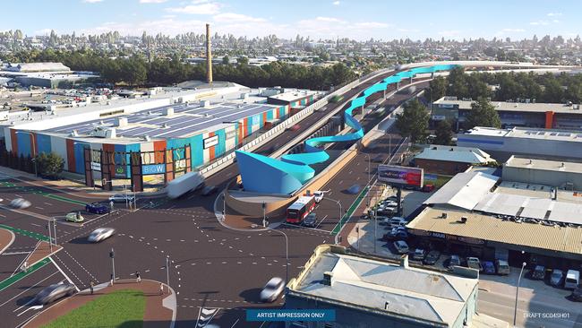 The Torrens to Darlington North-South corridor will get $2.3bn in federal funding. Picture: Supplied