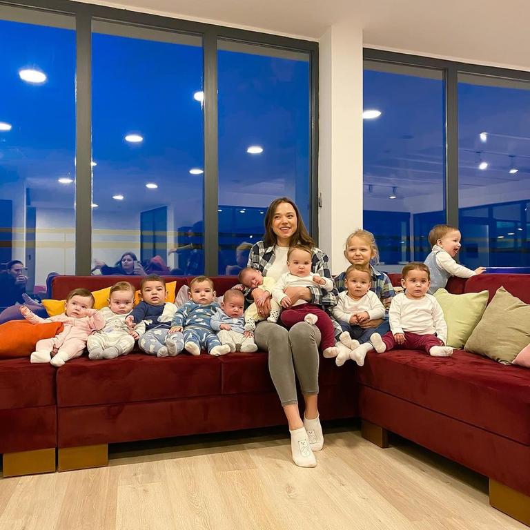 Christina Ozturk, 23, is already a mum of 11 kids – and says she wants dozens more children. Picture: Newsflash/Australscope