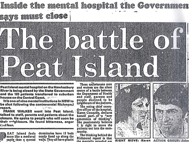 A clipping from the News Corp Archives relating to Peat Island.