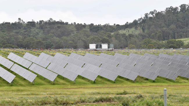 Woolooga solar farm. Picture: Patrick Woods.