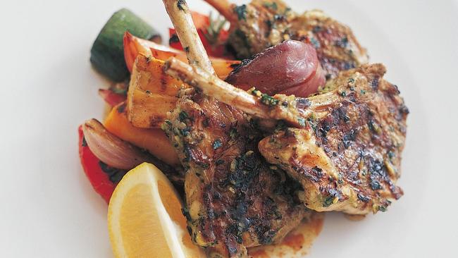 Neil Perry's lamb cutlets. Picture: Earl Carter