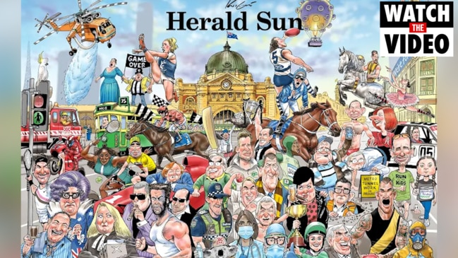 Mark Knight on his cartoon to celebrate the Herald Sun's 30th birthday