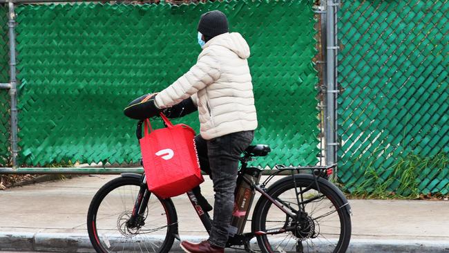 Medmate has given pharmacies the option to use either their existing courier services to provide home deliveries or DoorDash. Photo by Michael M. Santiago / GETTY IMAGES NORTH AMERICA / AFP