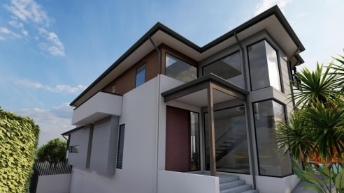 A concept image of the proposed home. Picture: Create Architecture via Newton Denny Chapelle