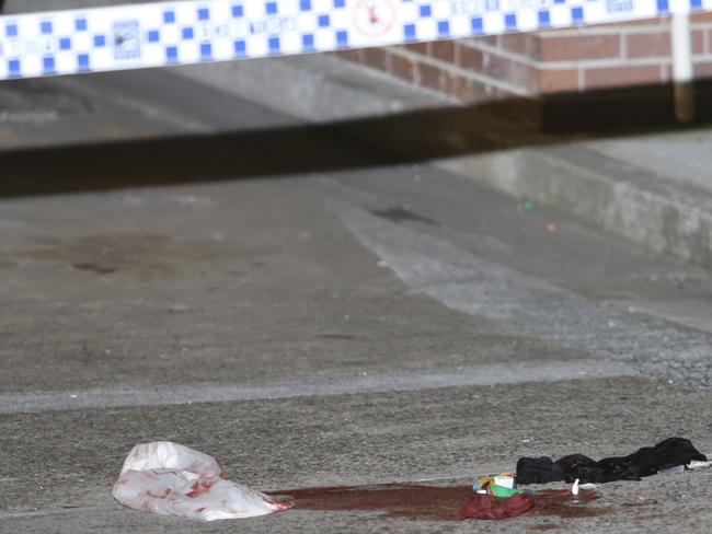 A man has been stabbed three times in the neck at an apartment complex on Belvoir Street, Surry Hills. The man was taken to RPA Hospital. A crime scene has been established at the unit block. Pics Bill Hearne