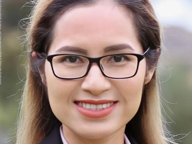 Independant candidate Kate Hoang. Picture: Supplied.