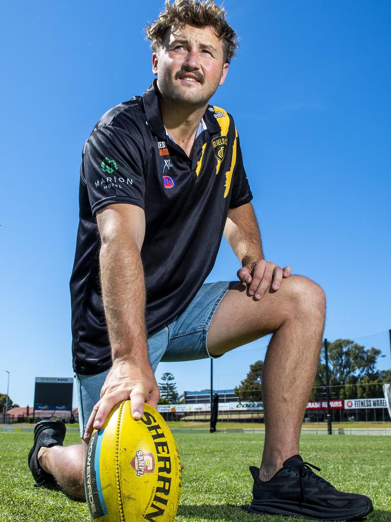 Will Gould is dreaming big as he chases his American dream as an NFL punter. Picture: Mark Brake