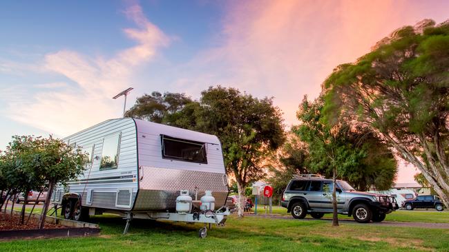 More Victorians are buying up holiday homes on wheels this summer. The BIG4 Shepparton Park Life Holiday Park is one of many across the state recording rising demand.