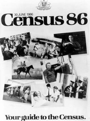 Cover of guide to 1986 Census.