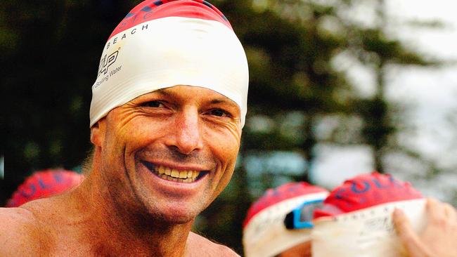 The Cole Classic at Manly Beach, Tony Abbott attends in February 2006. Picture: Ros Cannon