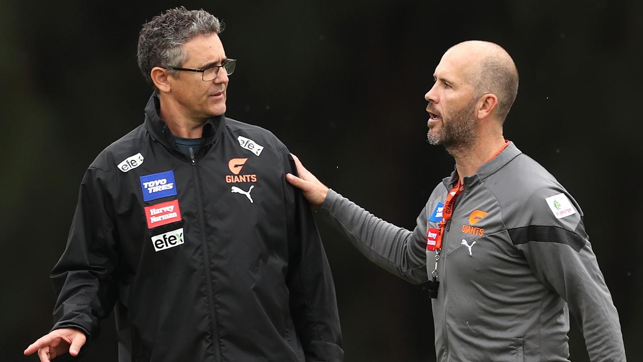 Leon Cameron will coach his last game on Sunday against Carlton before handing over to interim coach Mark McVeigh. Picture: Phil Hillyard