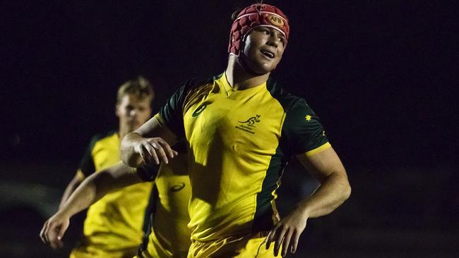 Harry Wilson in action for the Junior Wallabies. Picture: Rugby AU Media