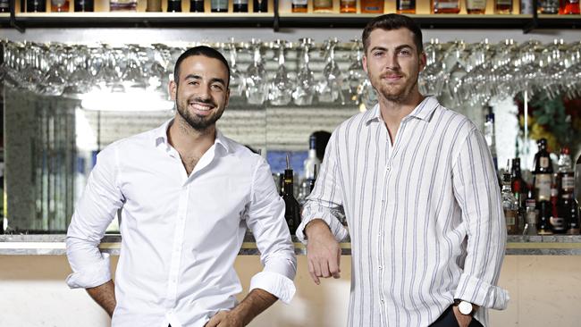 Joseph Cosentino and Alexander Pagano run the classy Amaro’s in a business park. Picture: Adam Yip