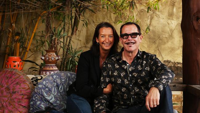 Layne Beachley and Kirk Pengilly at home in Queenscliff. Picture: Rohan Kelly