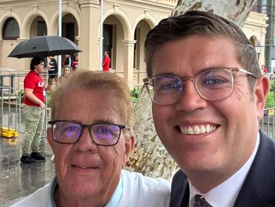 Jerome Laxale pictured with his father Alain. Picture: Facebook