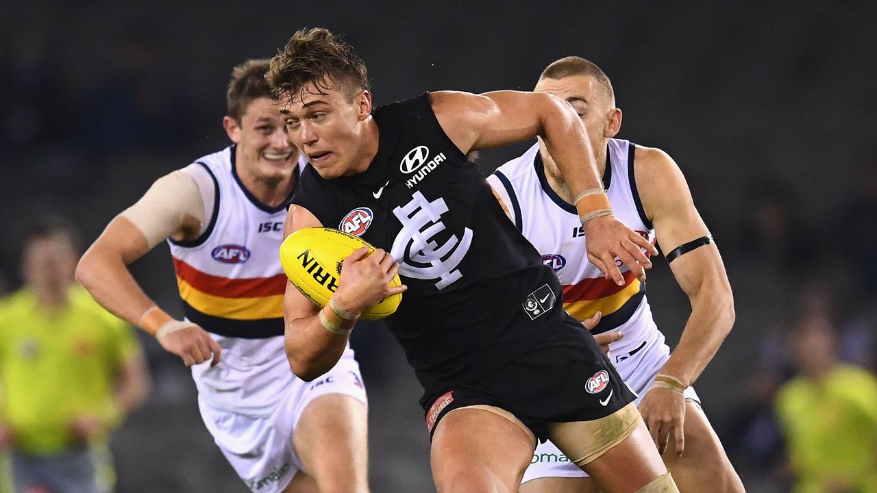 Carlton only won two games this year, but Patrick Cripps has still made the All Australian squad. Photo: Quinn Rooney/Getty Images