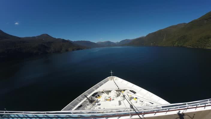 Azamara Journey cruise video Milford Sound