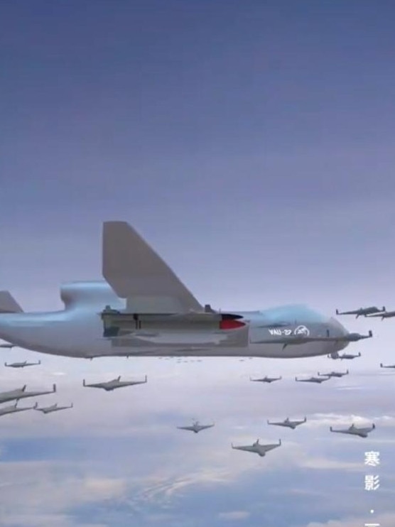 The Jiu Tian is allegedly capable of carrying around 100 drones that can be deployed at cruising altitude.