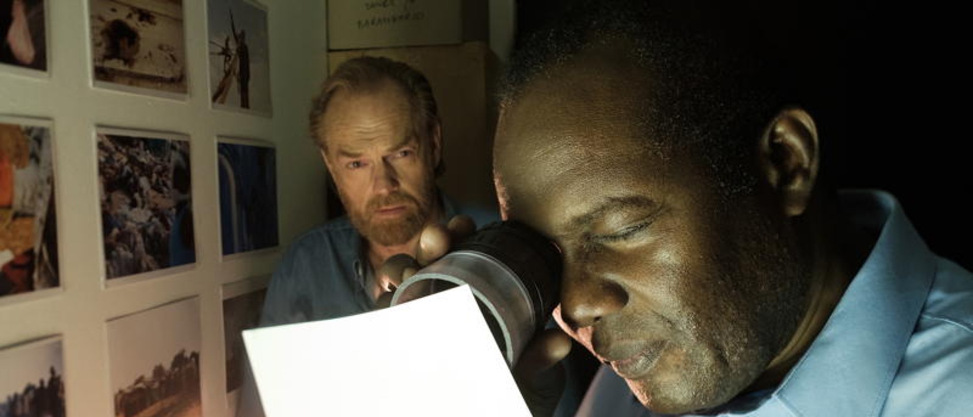 Still from aussie movie 'Proof' w. Hugo Weaving, Genevieve Picot and Russel  Crowe - a must see