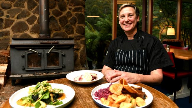 Chef Gail Sellin is making tasty comfort food at Fern Tree Tavern. Picture: FIONA HARDING