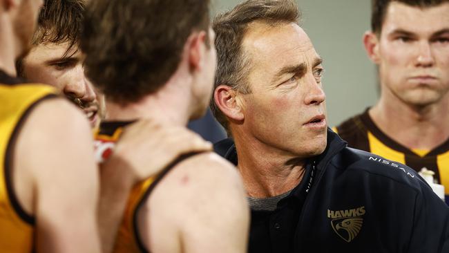 Alastair Clarkson won’t coach Hawthorn in 2022. (Photo by Daniel Pockett/AFL Photos/via Getty Images)