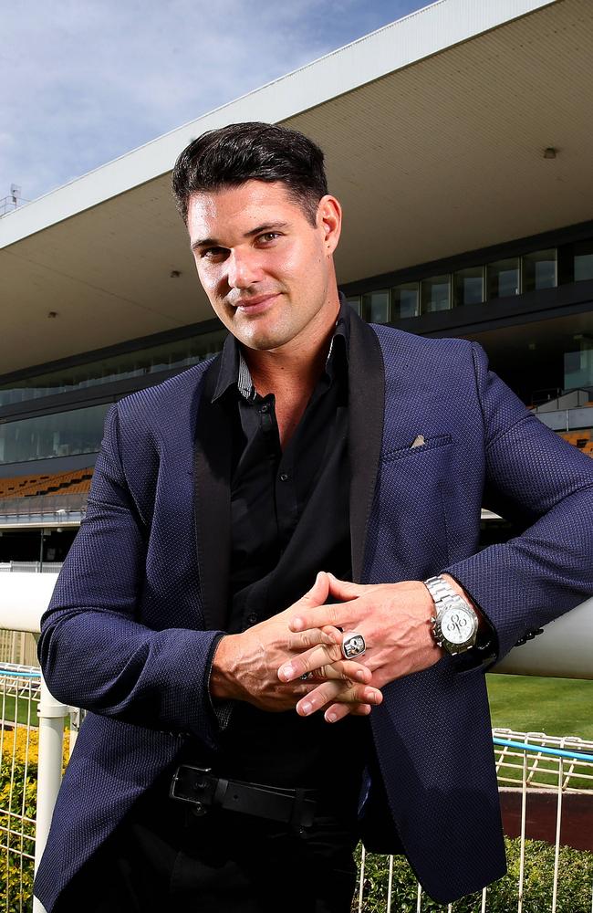 The Bachelorette and Bachelor in Paradise’s Apollo Jackson will be a guest at this Saturday’s Girls Day Out Race Day at Doomben racecourse. Picture: Adam Head