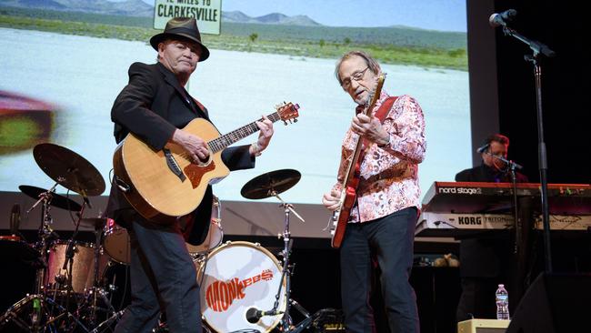 Monkees business: Micky Dolenz and Peter Tork are keeping the band’s alive on tour. Pic: Getty/AFP