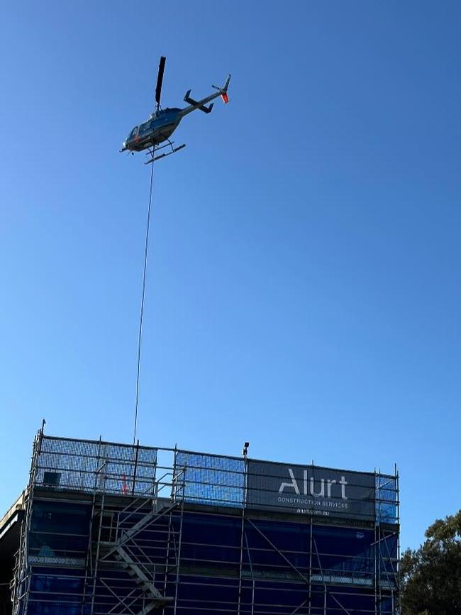 Alurt Construction collapsed on Wednesday.