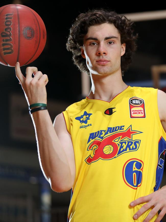 The Adelaide 36ers gave Josh Giddey his start in professional basketball. Picture: Dean Martin