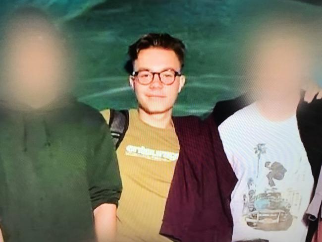 Noa Sage, 20, a Swedish student studying in Sydney who went missing after being washed off rocks on Blue Fish Point on North Head, near Manly, on January 18, 2023. Picture: Channel 9 News